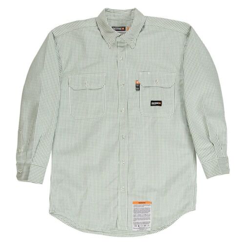 Men's Flame-Resistant Down Plaid Work Shirt Thumbnail