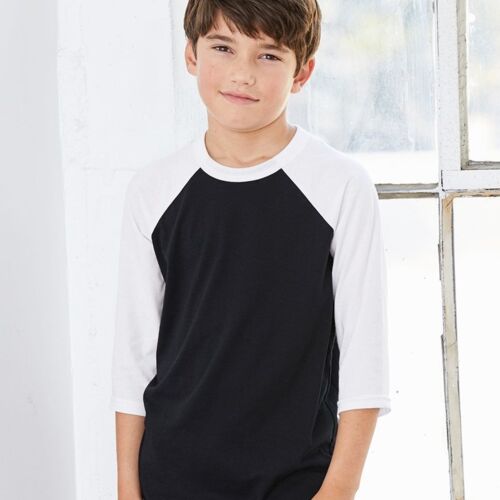 Youth Three-Quarter Sleeve Baseball Tee Thumbnail